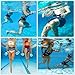 Aqua Belt Water Aerobics Equipment: Sportneer Swimming Pool Exercise Aqua Float Belts Jogger Floatation Buoyancy Belt Aquatic Training Accessories for Adults Youth Fitness Workout Therapy L