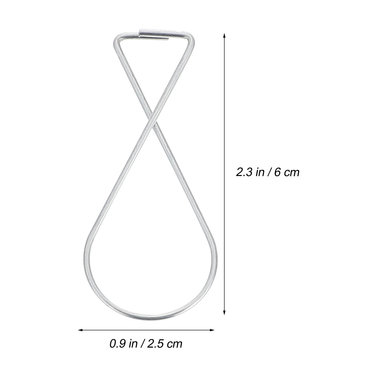 200 Metall Deckenhaken Automatische Elastische Deckenclips Langlebige Mehrzweck Halterung für Büro Hochzeit und Haushalt