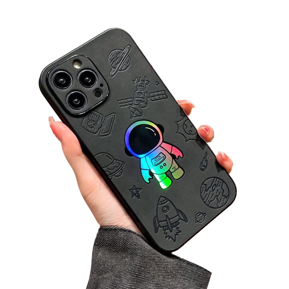 Amazon.co.jp: 宇宙飛行士 可愛い 色が変わる スマホケース iPhone 11