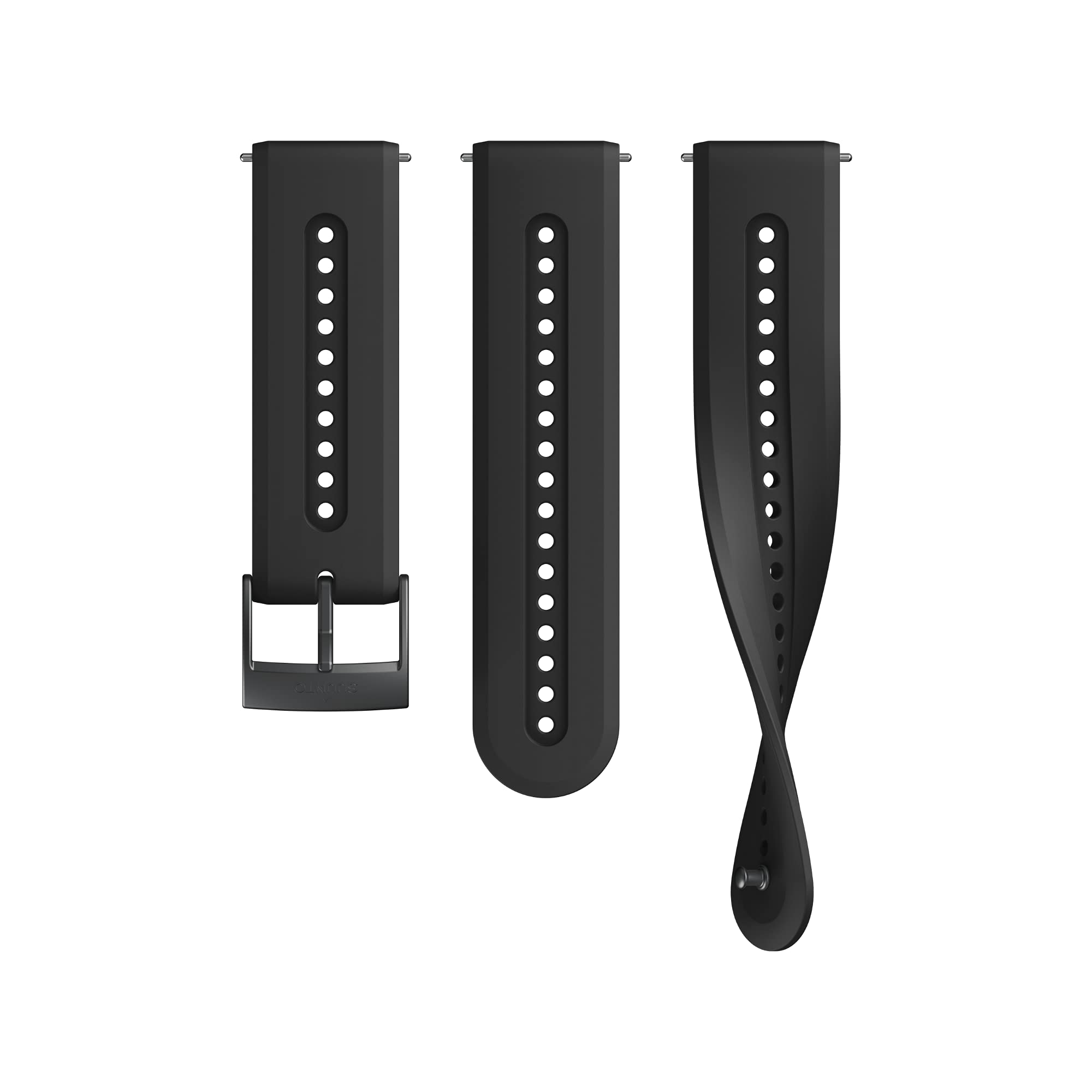 Suunto 24 ATH7 Silicona Correa Charcoal Blk S+M