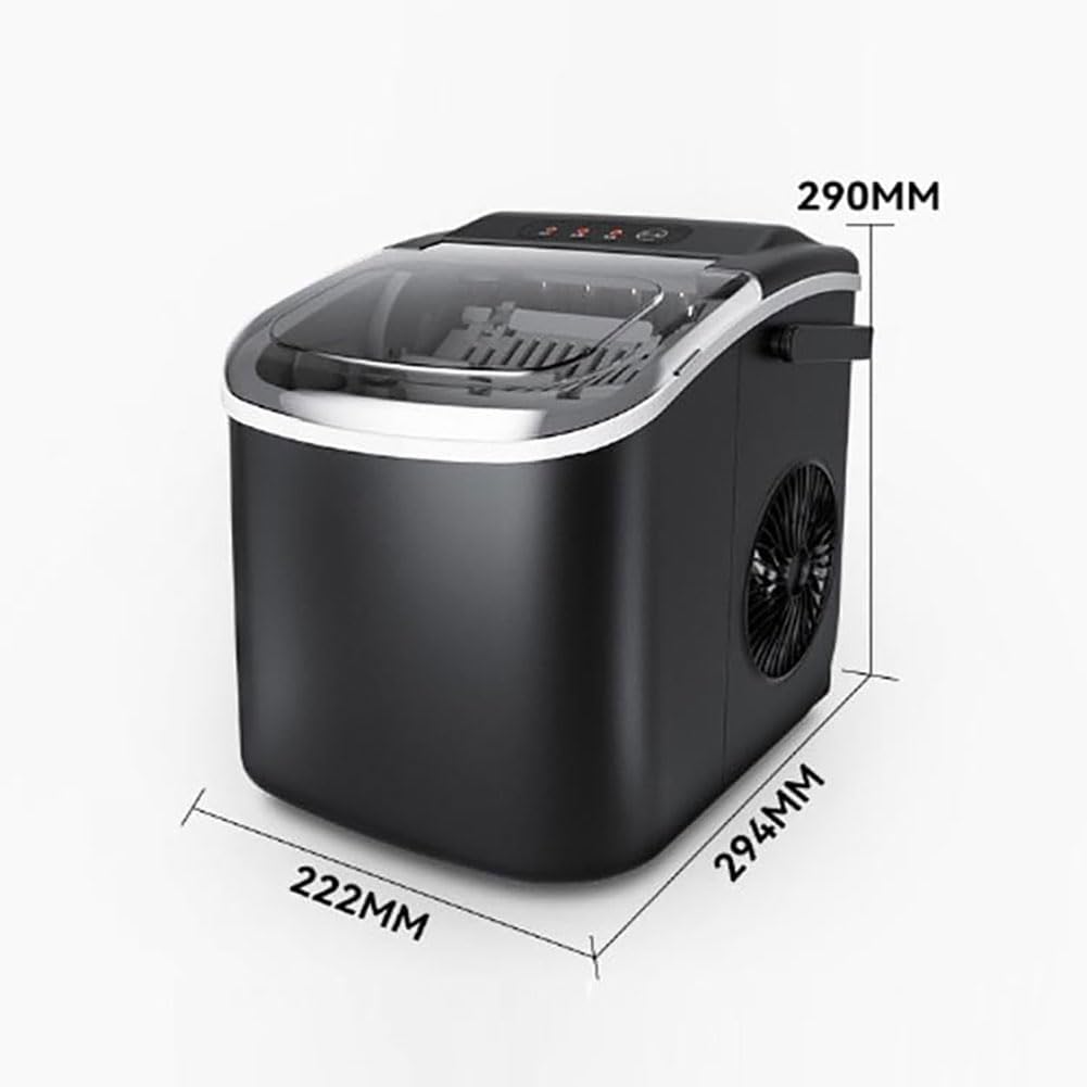 Yxkjzhf Ones-Touch Operations Ice Maker Machine, Portable Countertop Ice Cube Maker, Self-Cleaning Ice Maker With Portable Handle on Fridge.com - View 5