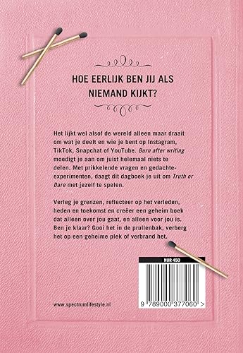 Burn after writing - Nederlandse editie - Roze: Dit boek gaat over jou (roze)