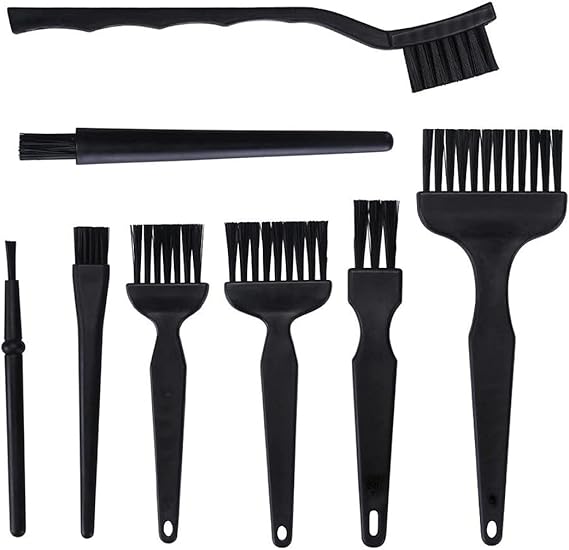 Anti Static Brushes, Computer Cleaning Kit 8 in 1 MultiPurpose Plastic Handle Anti Static
