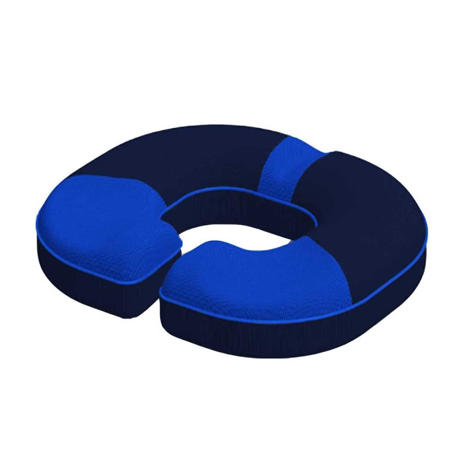 Prostata Kissen, sitzring hämorrhoiden, Memory Foam, Sitzkissen orthopädisch für Steißbein-, Ischias- und Hüftschmerzen, in Ihrem Autositz, Bürostuhl und Rollstuhl (Blue)