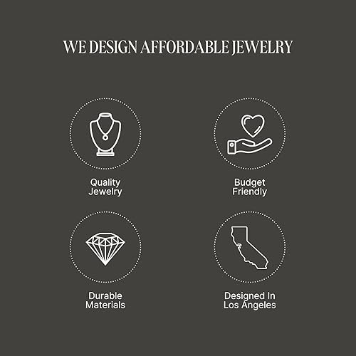 Miniatura 5 de Ettika Lariat Necklace for Women. Gold Drop Necklace, Necklaces for Women. 18K Gold or Rhodium Plated Chain. Trendy Jewelry