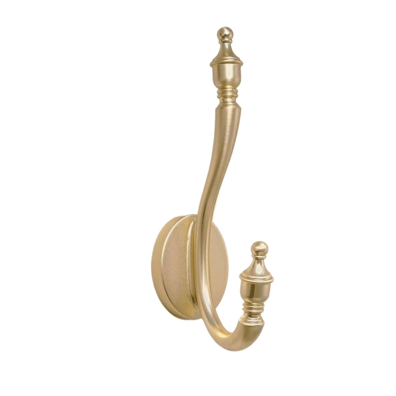 ZTHYSHOZ Coat Hooks Vintage-Style Wall-Mounted Coat Rack, Suitable for Behind Doors, Wardrobes, and Closets; Single-Hook Design