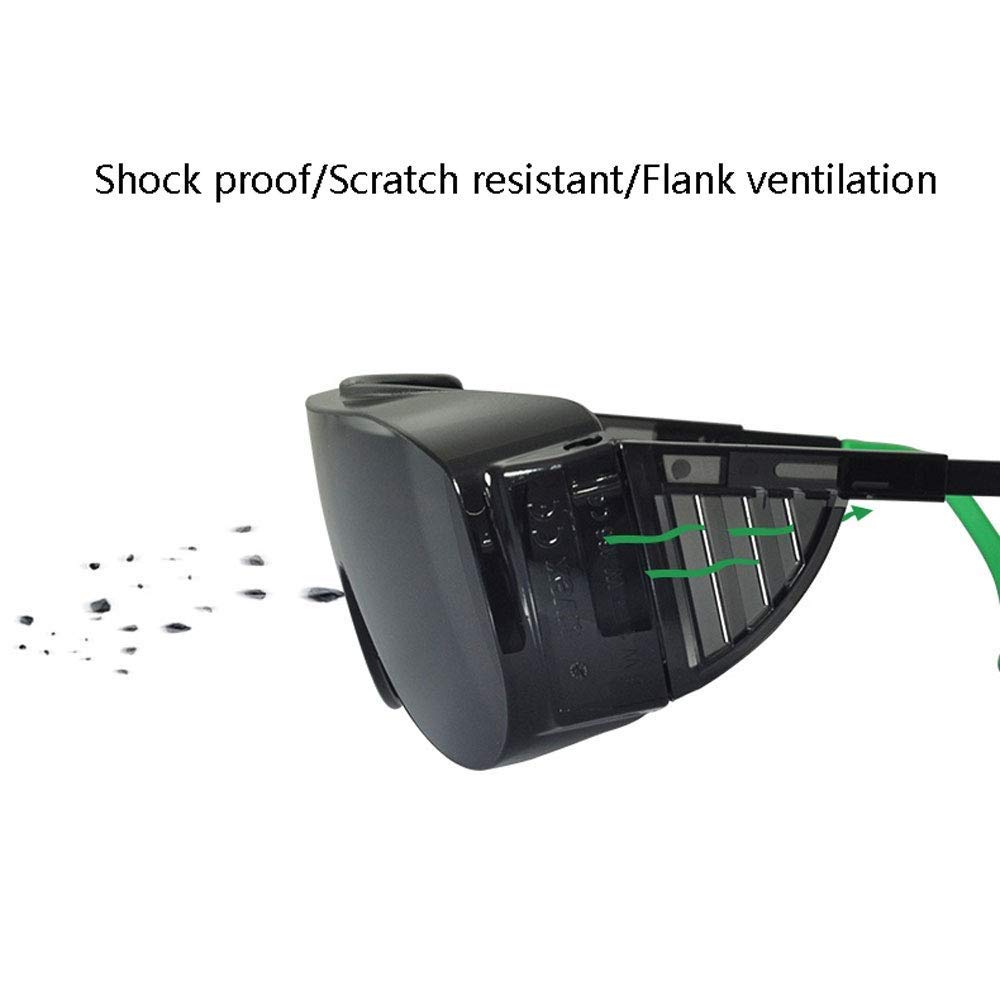 Vetri Per Saldatura Elettrica, Occhiali Protettivi Anti-shock Per La Sicurezza Del Lavoro Occhiali Anti-riflesso Antispruzzo (colore : A (darkness 1.7))