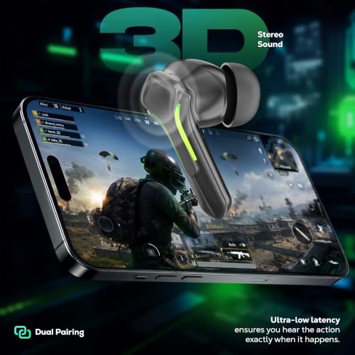 Image of AROMA NB138 Bound Pro Upto 60Hr Playtime*Dual Paring, BT V5.3 Fast Charging Heavy Bass Bluetooth