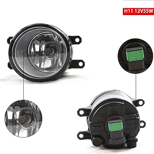 A Montagem Original Da Luz De Nevoeiro Do Carro Halógena Com Lâmpada H11 Dianteira Pára Choque Grade