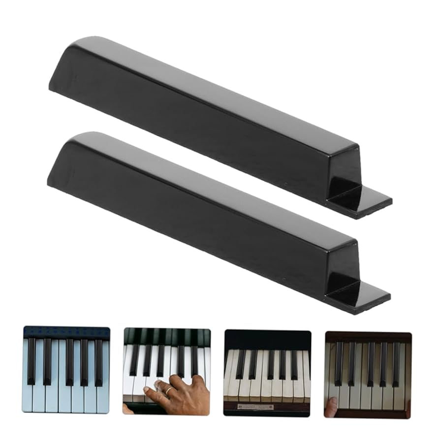 Amazon.co.jp: WHAMVOX 4個ピアノ 黒鍵 キートップ 交換用 部品