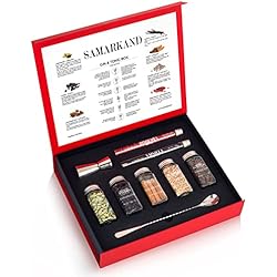Maletin Especias Gin Tonic Kit de Gin Tónic con Botánicos & Especias para Cócteles 200 GR - Cocktail Botanicals & Spices