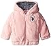 U.S. Polo Assn. Baby-Girls Coral Fleece Plush Jacket, Baby Pink, 12 Months