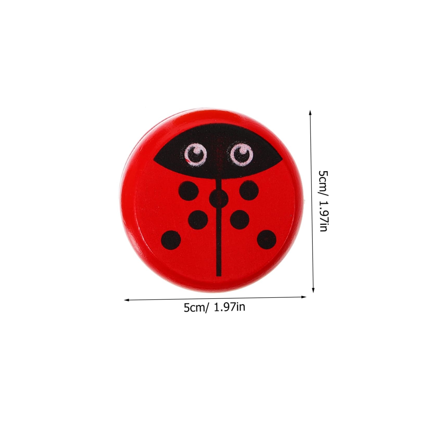 DECHOUS Yoyos for Boys and Girls Party 4pcs Wooden Educational Yoyo Toys Cartoon Design Colorful and Fun Random