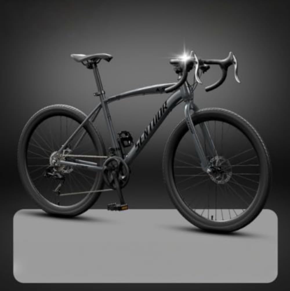 Amazon | TVT ロードバイク 高炭素鋼フレーム 自転車 前後ディスク