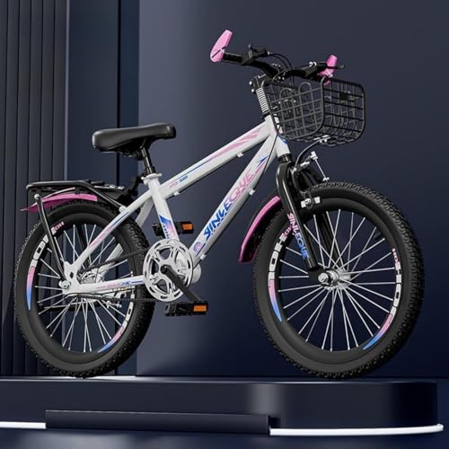 Dazzix新登場子供用自転車の 変速 子供用マウンテンバイク 18-24インチ プレミアム炭素鋼 MTB 7〜17歳の 小学生 スポーツバイク 内部配線 ディスクブレーキ 学生バイク (24インチは身長148cm〜167cmに適しています,シングルスピー