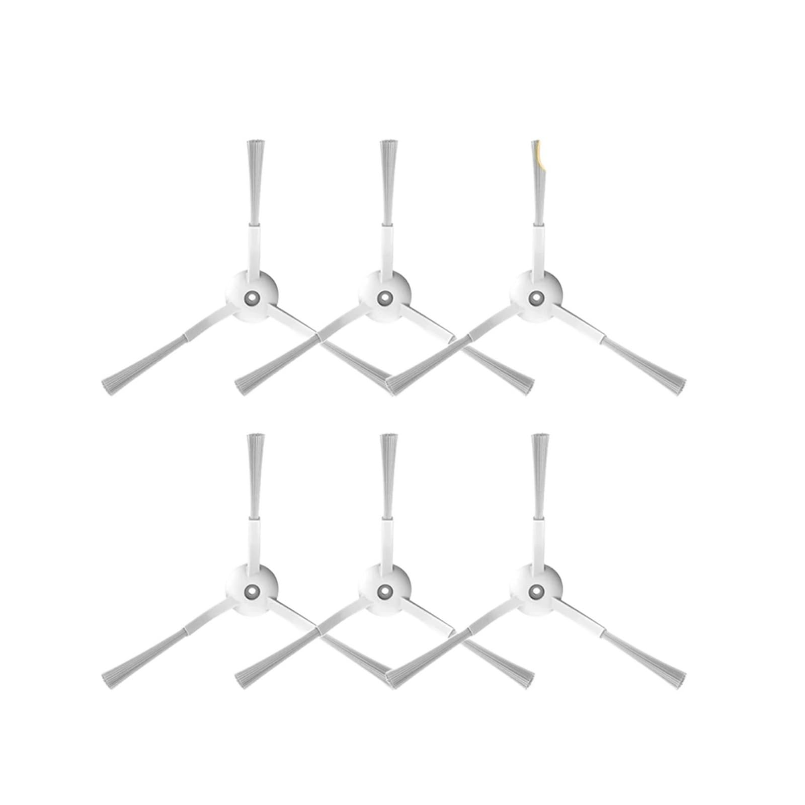 PANDIVNSKDK Side Brush， Compatible For Qihoo， 360 S6 Pro S9 X90 X95 Robotic Vacuum Cleaner Spare Parts Accessories(6 Pcs)
