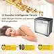 Brotbackautomat 710W Backmeister mit Automatische Zutatenbox, 19 Programme, Edelstahl Bread Maker Vollautomatische mit 15 Stunden Timing-Funktion, Sichtfenster Silber