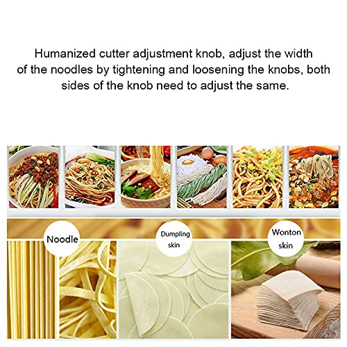 Nudelmaschine, Haushalt Elektrische Nudelpresse Maschine Manuelle Nudelmaschinen Edelstahl Nudelmaschine Aufsatz… – Bild 3