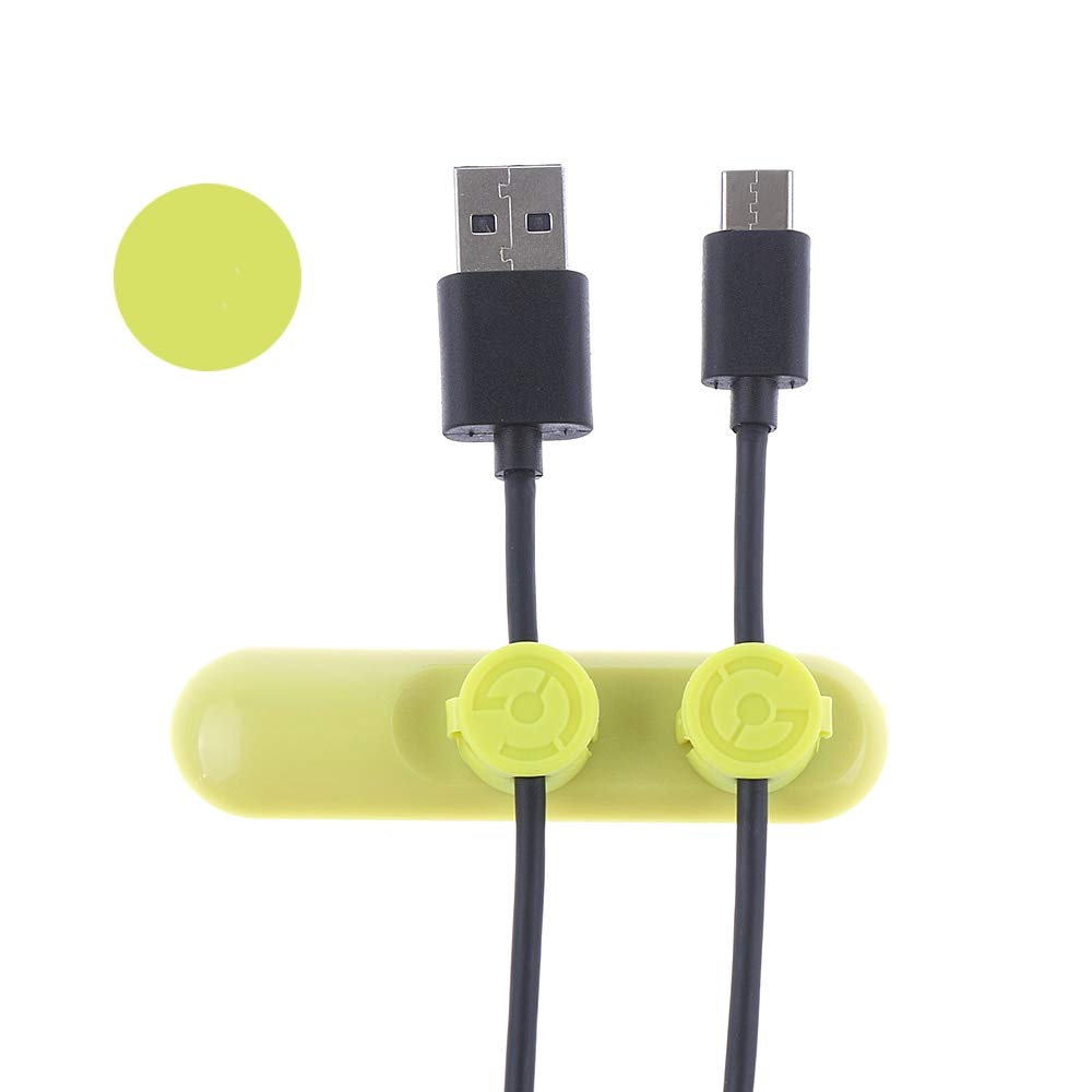 Set di 12 organizer per cavi da scrivania magnetici (neri), nascondi il cavo di ricarica del telefono, supporto adesivo resistente per caricabatterie | Leroy Merlin