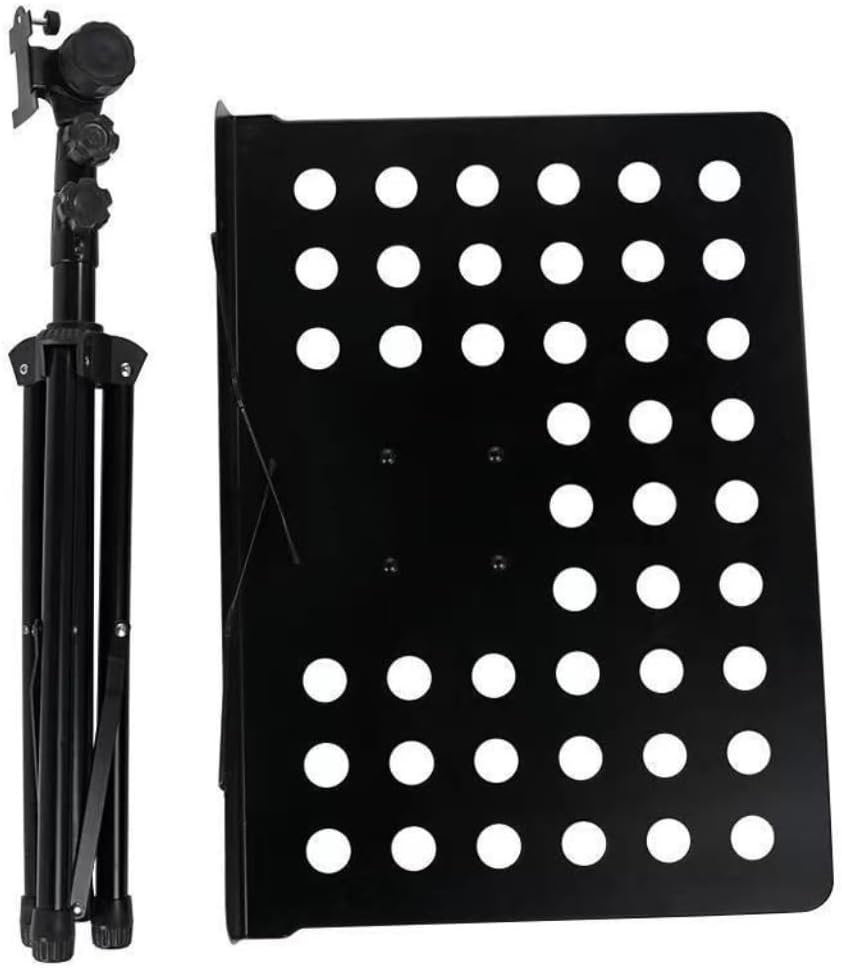 Stapler Guitar Score Stand, Violin, Erhu, Guzheng Score Stand, Folding Bold Score Stand, Performance Score Stand Office Stapler (Black A) (Black A)