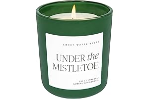 Sweet Water Decor Under the Mistletoe Holiday Candle