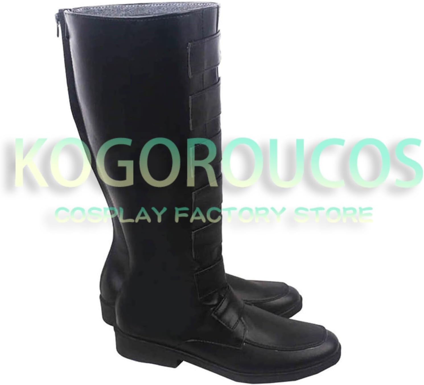 KOGOROUCOS Cosplay Shoes Boots for Qui Gon Jinn Customizable Large Size Costume Footwear M10129039