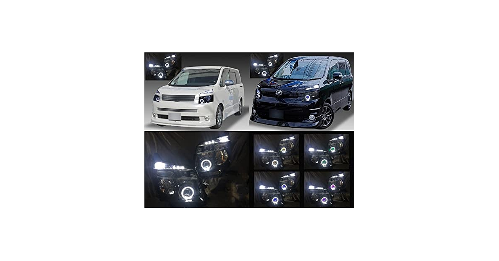 ヴォクシー 70系前期 ヘッドライト 左右 インナーブラック Amazon | 車検対応□70系 ヴォクシー 前期□インナーブラック