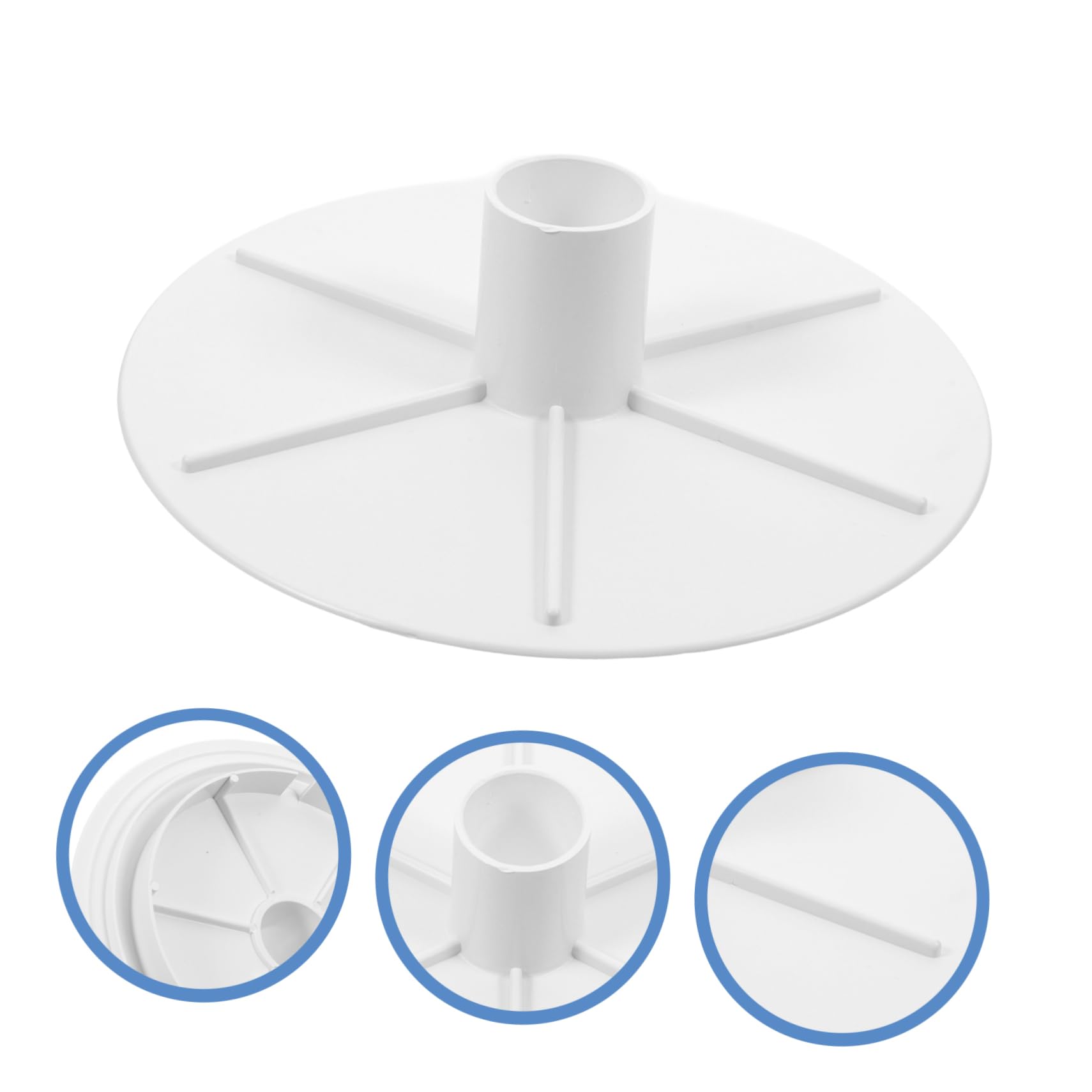 ifundom 3 Piezas de Skimmer para Piscina Tapa de Vacío Adaptador Duradero y Resistente Color Accesorio para Equipos de Piscina