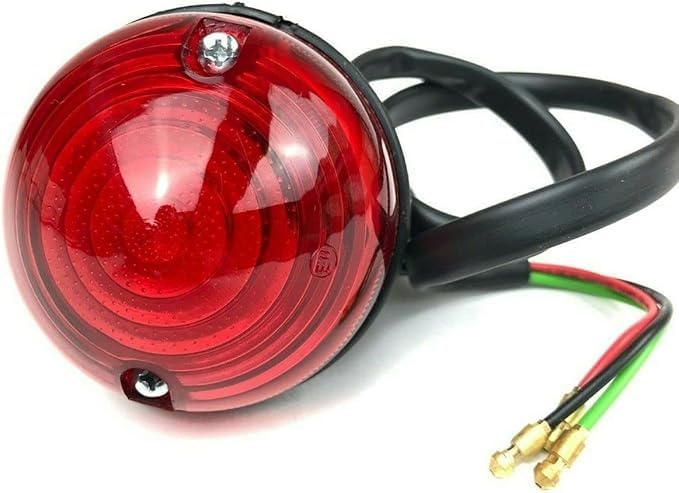 Stop Tail Lamp Compatible with Land Rover Series 2 2A 3 1971 to 1985 Defender 90 110 1973-1994 – 12 V Rear Brake/Tail Light Red Lens Replacement OEM No RTC5523