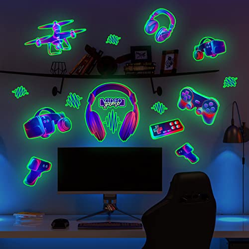 Vinilo Decorativo Gaming para Pared con Luz en la Oscuridad miniatura 2