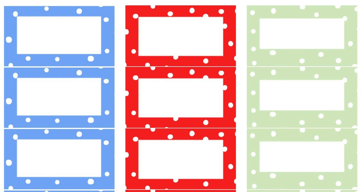 Nutley's 96 Dotty Jam Jar Labels