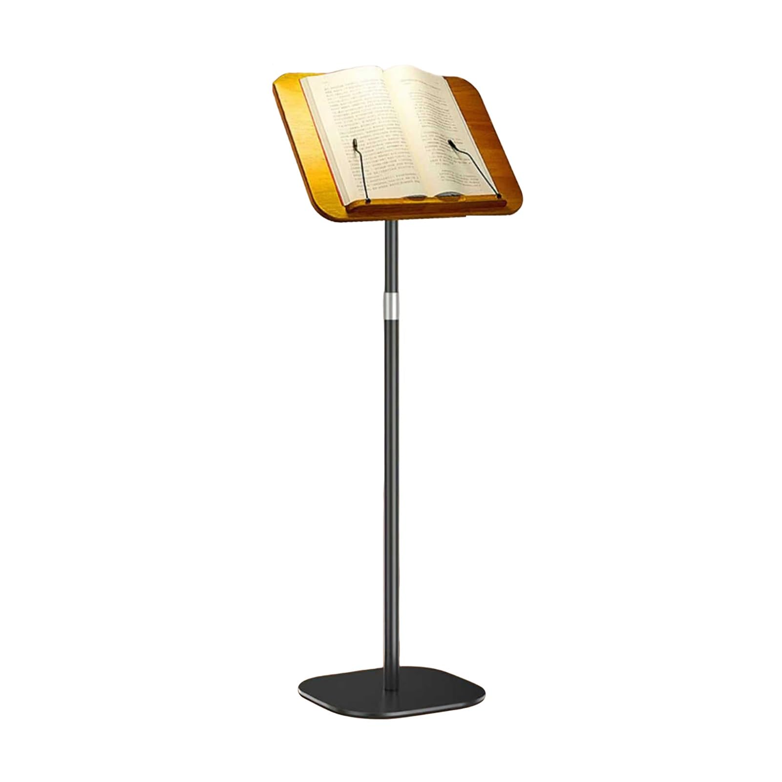 Genérico Soporte de Lectura de pie Manos Libres con Altura Ajustable y Brazo Giratorio de 330°, Ideal para Recetas, portátiles y partituras hogar o la Oficina (Color 1, H-100CM).