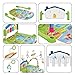 WYSWYG Baby Play Mat Baby Play Gym Activity Mat Piano Gym Activity Center for Baby with Music and Light 0 3 6 12 Months