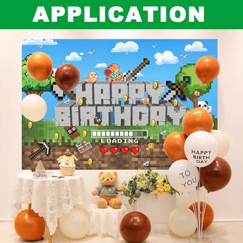 Sandbox Game Party Banner (3x5ft)