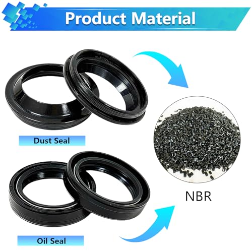 Image of 39mm Front Fork Bushing Dust Seal Fit for XL883 XL1200 Sportster 883 1200 1990-2013 FXD Dyna 1991-2005 Replaces 495607 Fork Seal Rebuild Kit