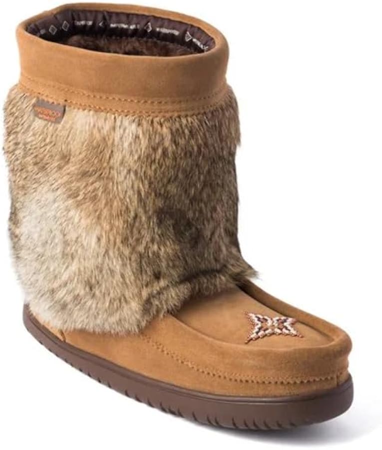 マニトバ ムートン ロングブーツ 24.0〜24.5 黒 MANITOBAH Waterproof