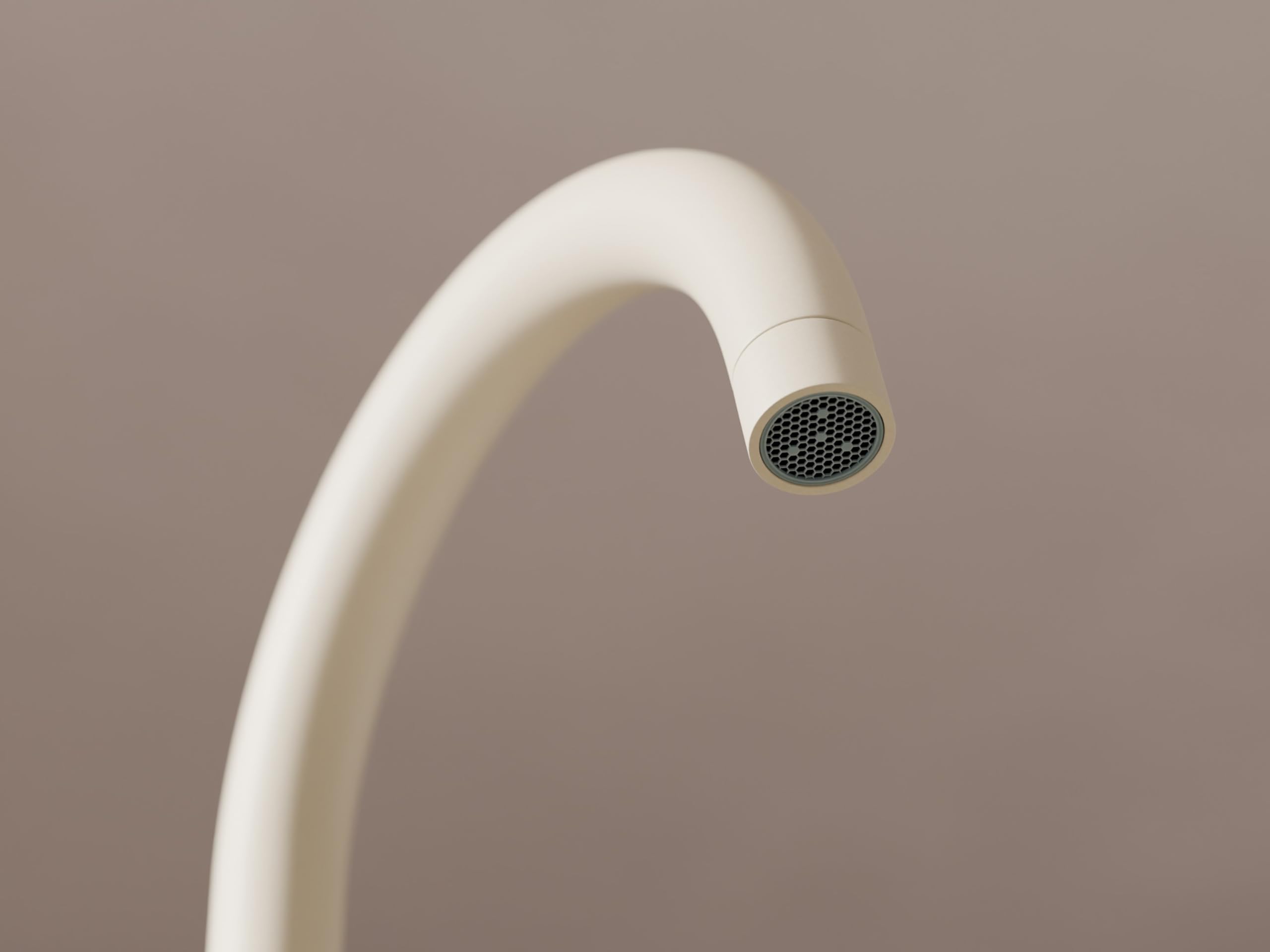PRIMAGRAN Robinet de cuisine 5010 Beige, Robinet haute pression, Robinet de l’évier pivotant à 360°