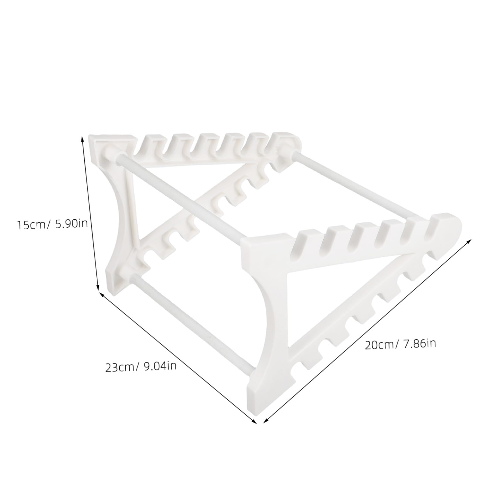 CIYODO Pipette Experimental Rack 12 Position Trapezoidal Lab Stand Pipette Storage Holder
