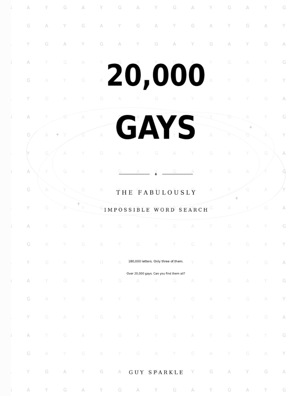20,000 GAYS: The Fabulously Impossible Word Search