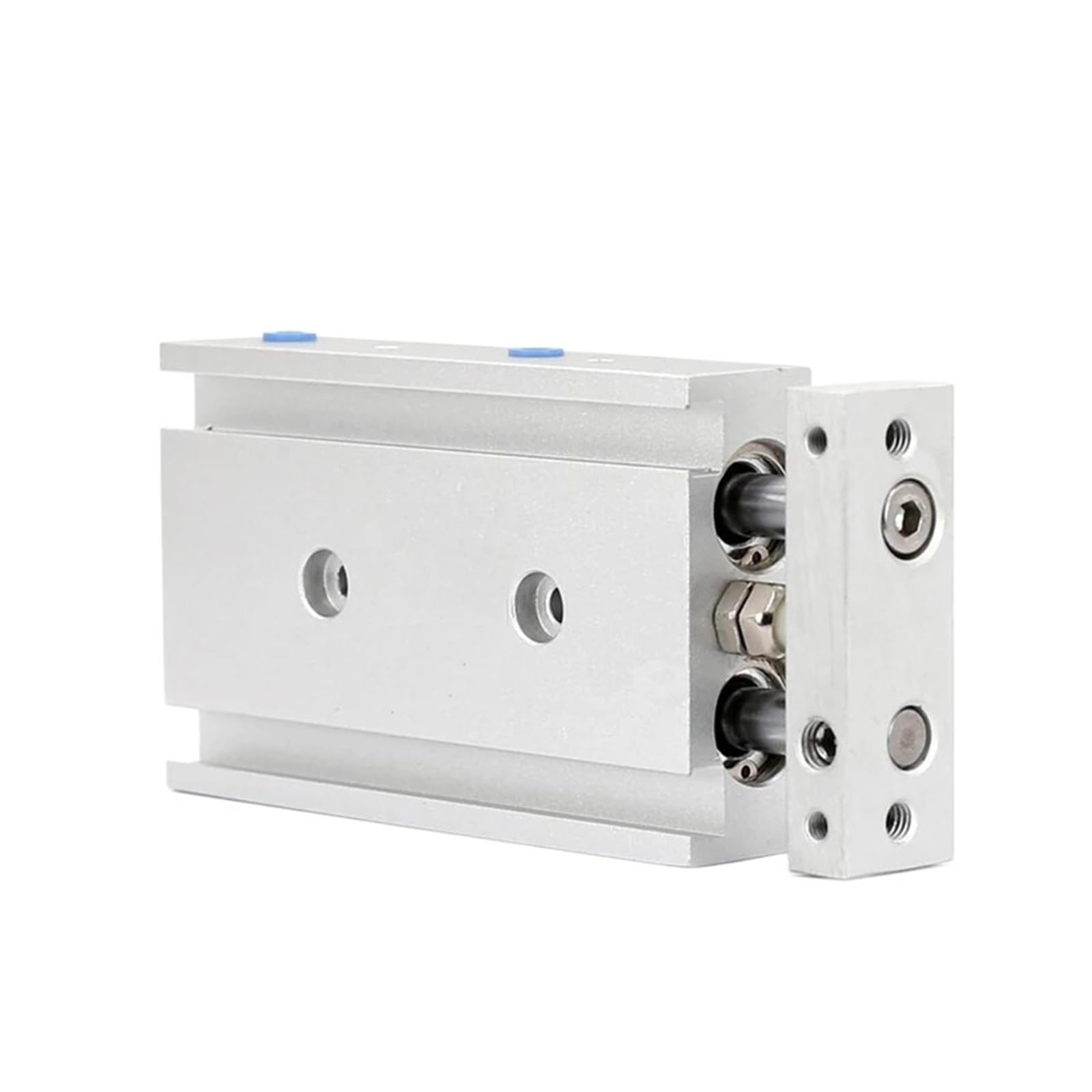 Cylindre pneumatique double tige 15mm 100mm actionneur linéaire double effet