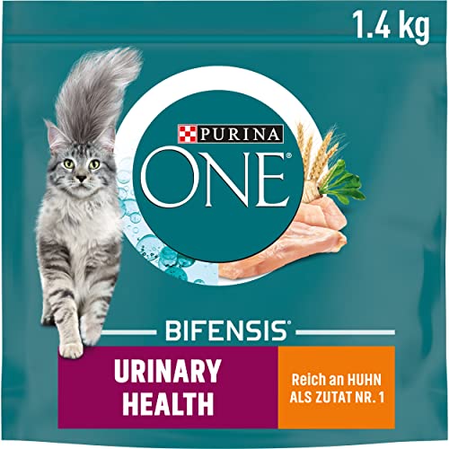 PURINA ONE BIFENSIS Urinary Care Katzenfutter trocken, reich an Huhn, 6er Pack (6 x 1,4kg) Cover