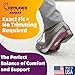 Samurai Insoles Ninjas Plantar Fasciitis Relief Insoles - Podiatrist Designed, Orthotic Lab Made in The USA Arch Support Shoe Insert for Mens 8-8.5 or Womens 10-10.5