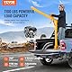 VEVOR Pick Up Kran, 499 kg Traglast, zusammenklappbarer LKW-Kran mit 499 kg Winde, Ladekran aus Stahl, Werkstattkran 360° schwenkbar, Hebekran zum Heben von Gütern auf der Baustelle, in der Fabrik