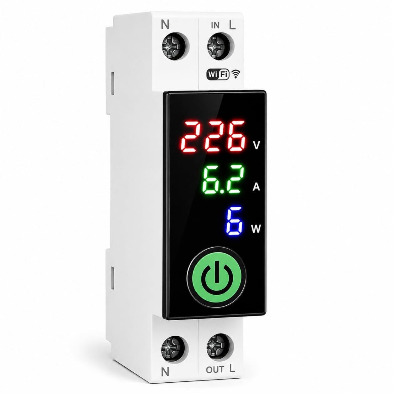 Blackt Electrotech BT74NVF 63A Wi-Fi Circuit Breaker with Over-Voltage, Current Protection & Energy Metering Remote Control, Timer, & Power Monitoring | Smart Life, Alexa (With Dispaly)-image-45