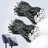 2 Pack 200 LED Solar String...