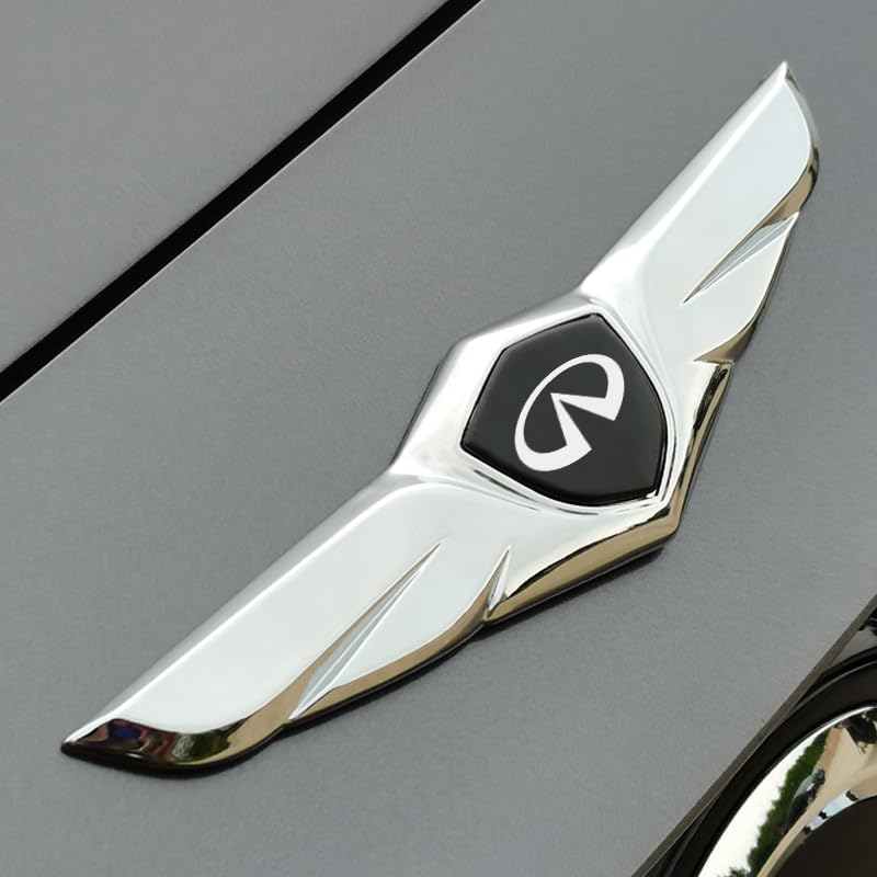 Car Emblems, suitable for Infiniti Q50 Emerg-E LE Etherea GranTurismo body cover exterior decoration accessories front and rear Car Emblems modification,A