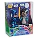 PJ Masks PJMASKS 95346 Talking Figure Set-Catboy Vs Romeo, Multi-Color