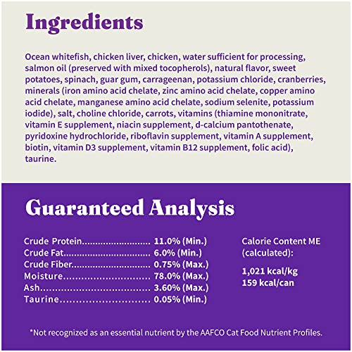 Halo Adult Grain Free Wet Cat Food Pate, Whitefish Recipe, Healthy Cat Food With Real, Whole Whitefish, 5.5 Oz Can (Pack Of 12) #TOP6
