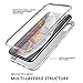 SURITCH Case for iPhone Xs Max, [Built-in Screen Protector] Gold Marble Full-Body Protection Shockproof Rugged Bumper Protective Cover Compatible with iPhone Xs Max 6.5 Inch (Gold Marble)