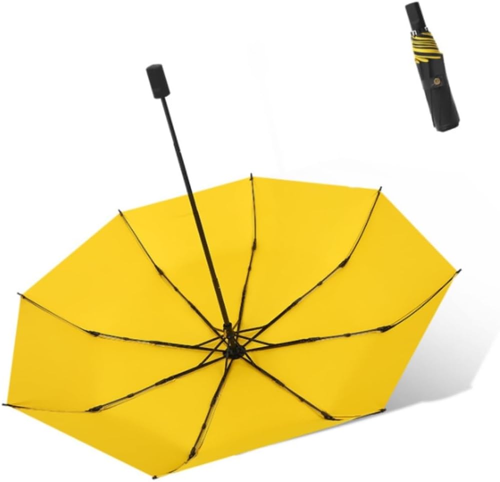 Portable Umbrella for Travel Umbrella Small Folding Umbrella Rain Lady Men Pocket Parasol Girls UV Protection Waterproof Portable Umbrella Outdoor(White)